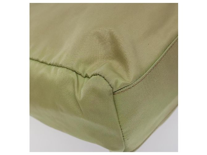 PRADA Bolsa de mão em nylon bege Auth BA2425 - vista 14