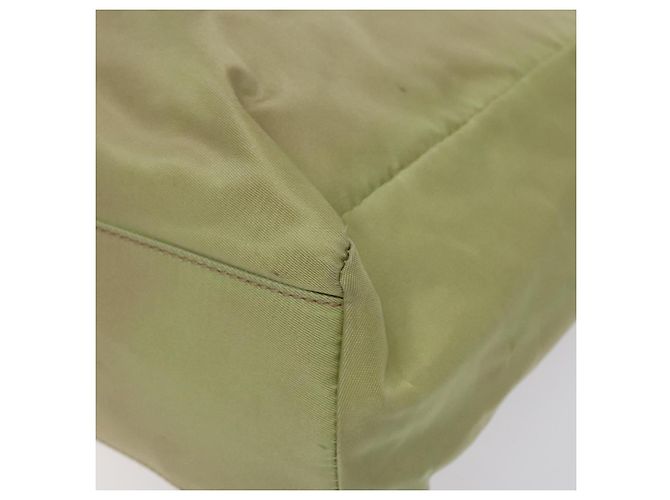 PRADA Bolsa de mão em nylon bege Auth BA2425 - vista 15