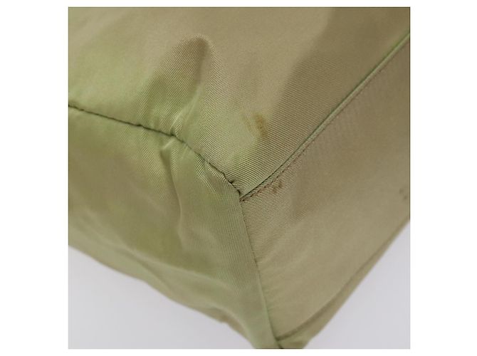 PRADA Bolsa de mão em nylon bege Auth BA2425 - vista 16