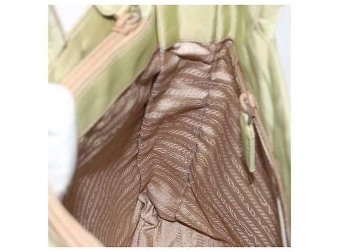 PRADA Bolsa de mão em nylon bege Auth BA2425 - vista 20