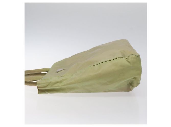 PRADA Bolsa de mão em nylon bege Auth BA2425 - vista 4