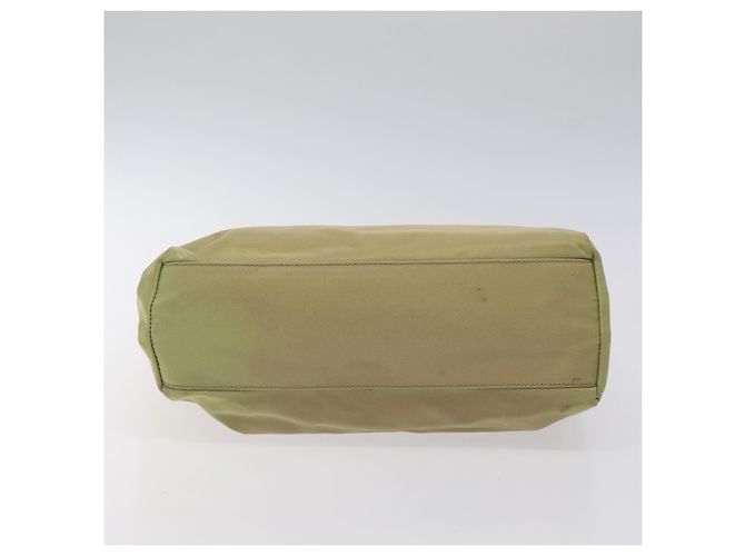PRADA Bolsa de mão em nylon bege Auth BA2425 - vista 5