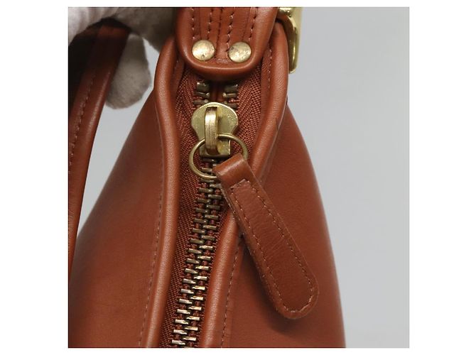 Coach Borsa a spalla in pelle marrone Auth am8426 - vista 10