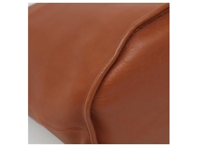 Coach Borsa a spalla in pelle marrone Auth am8426 - vista 14