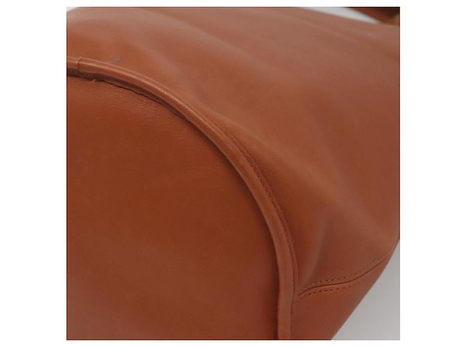 Coach Borsa a spalla in pelle marrone Auth am8426 - vista 15