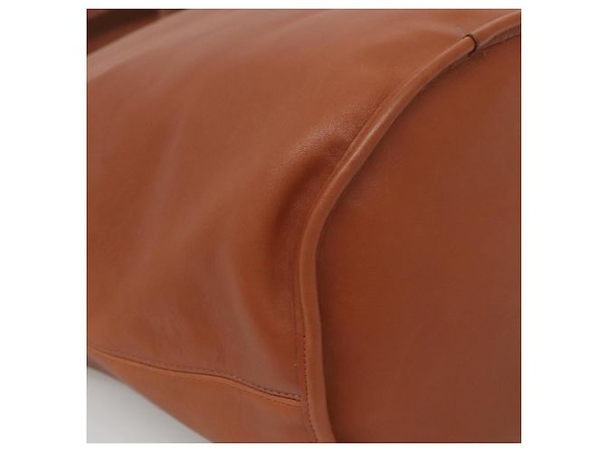 Coach Borsa a spalla in pelle marrone Auth am8426 - vista 16