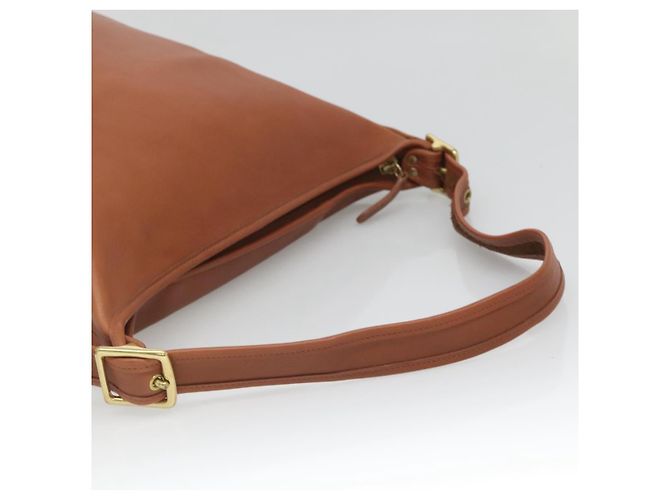 Coach Borsa a spalla in pelle marrone Auth am8426 - vista 7