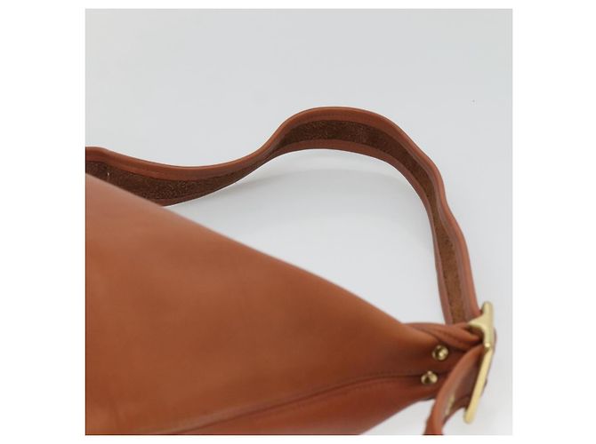 Coach Borsa a spalla in pelle marrone Auth am8426 - vista 8
