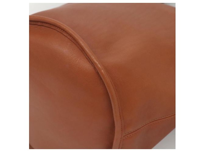 Coach Borsa a spalla in pelle marrone Auth am8426 - vista 9