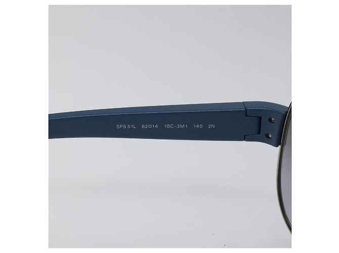 Gafas de sol deportivas PRADA de plástico azul Auth bs26017 - vista 11