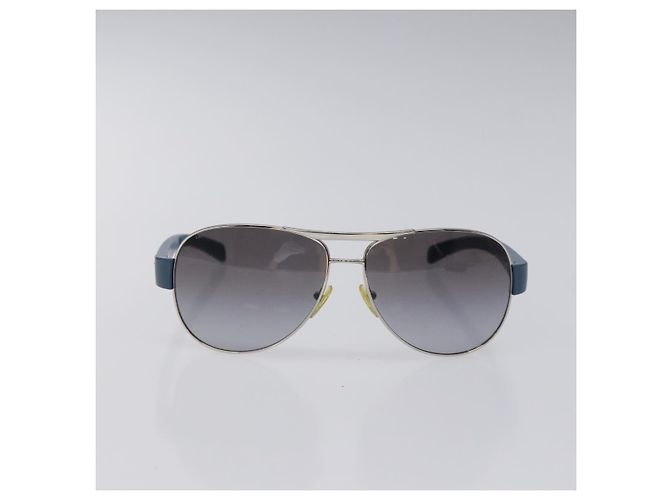 Gafas de sol deportivas PRADA de plástico azul Auth bs26017 - vista 2