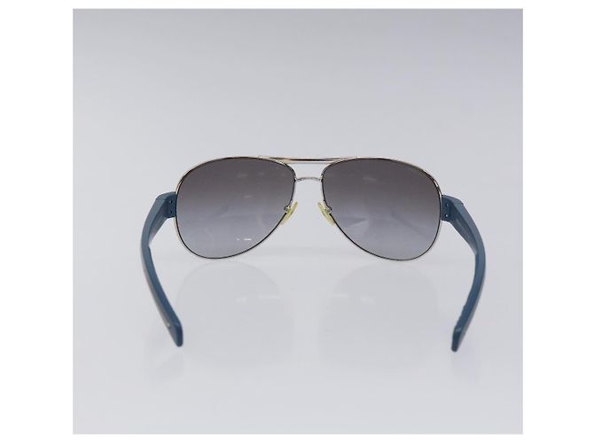 Gafas de sol deportivas PRADA de plástico azul Auth bs26017 - vista 3