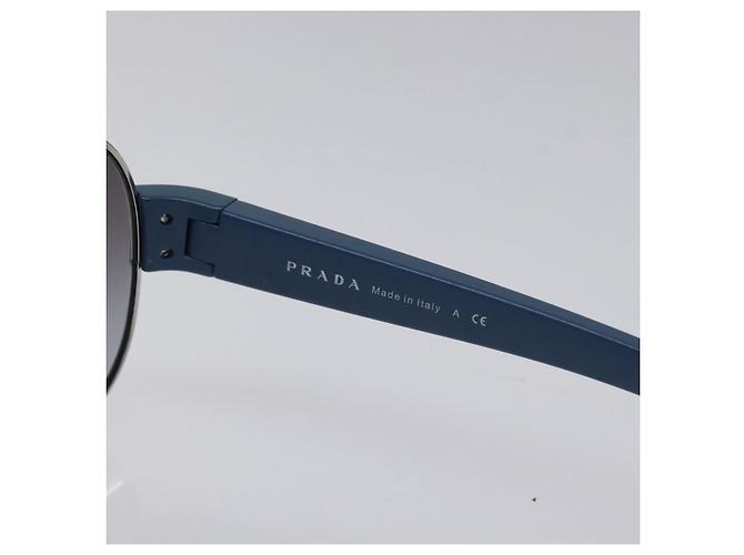 Gafas de sol deportivas PRADA de plástico azul Auth bs26017 - vista 9