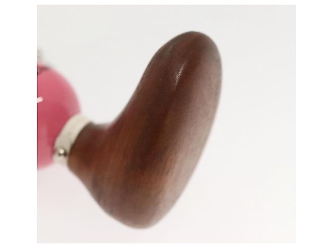 Porte-clés PRADA métal Rose Auth 118867M - vue 9