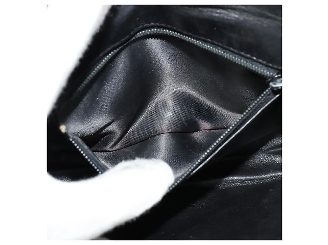 CHANEL Matelassé Camelia Borsa a Spalla con Catena Velluto Nero Oro CC Auth bs26015 D'oro - vista 12