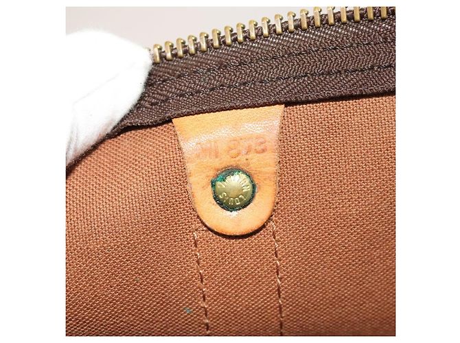 LOUIS VUITTON Monogram Keepall 55 Borsa Boston M41424 LV Auth 124962 Monogramma - vista 12