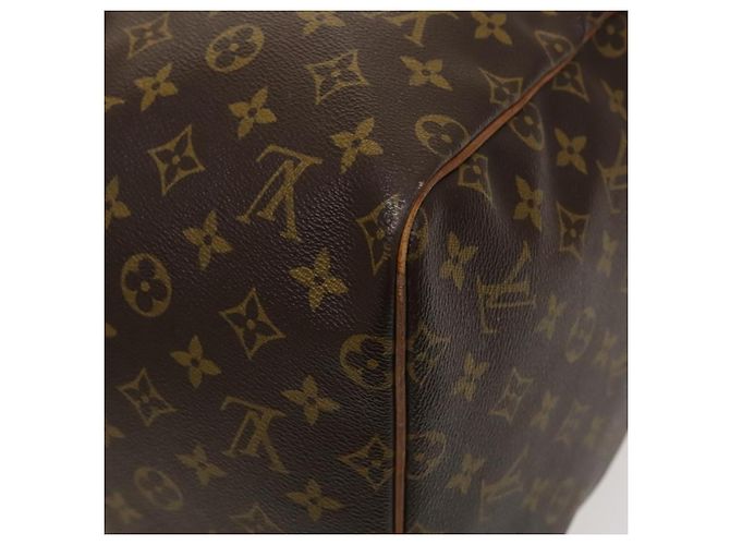 LOUIS VUITTON Monogram Keepall 55 Borsa Boston M41424 LV Auth 124962 Monogramma - vista 16