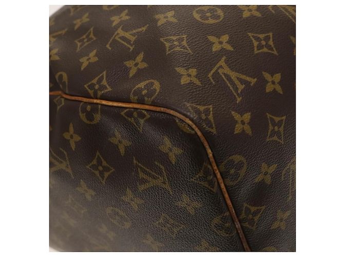 LOUIS VUITTON Monogram Keepall 55 Borsa Boston M41424 LV Auth 124962 Monogramma - vista 17