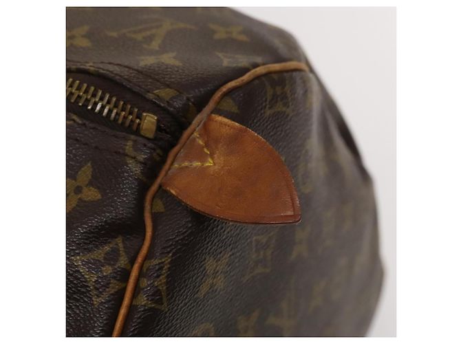 LOUIS VUITTON Monogram Keepall 55 Borsa Boston M41424 LV Auth 124962 Monogramma - vista 19
