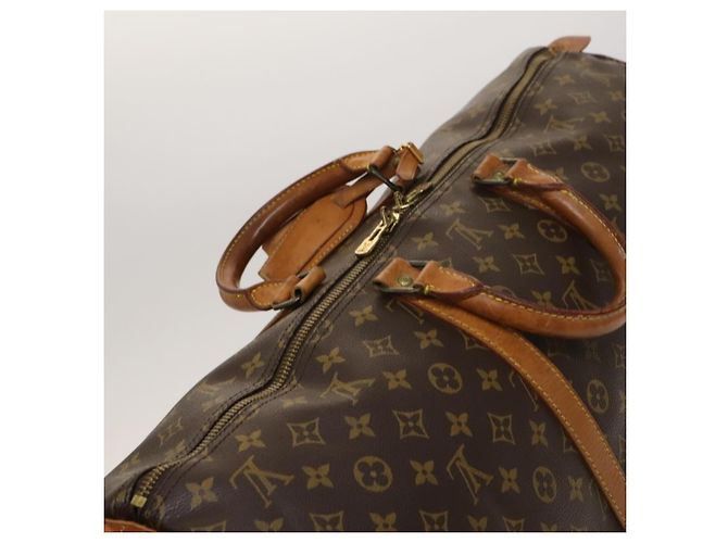 LOUIS VUITTON Monogram Keepall 55 Borsa Boston M41424 LV Auth 124962 Monogramma - vista 6