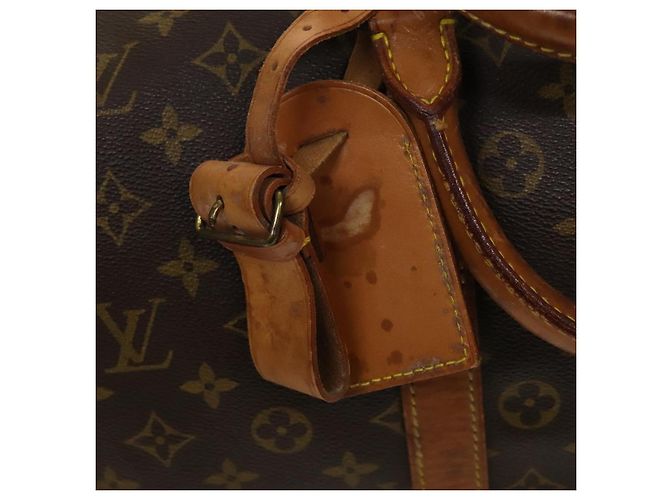 LOUIS VUITTON Monogram Keepall 55 Borsa Boston M41424 LV Auth 124962 Monogramma - vista 9