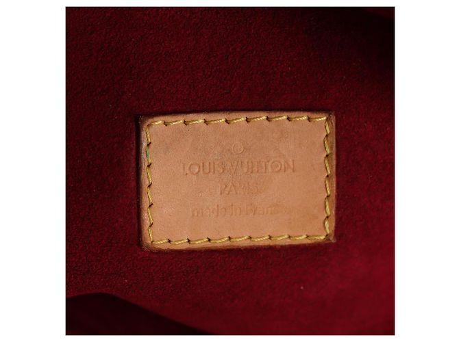 LOUIS VUITTON Bolsa de Mão Claudia Monograma Multicolorido Branca M40193 LV Auth 125340V Branco - vista 18