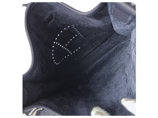 Hermès Evelyne 29 Taurillon Clemence Borsa Hobo Crossbody S Nera Nero - vista 5