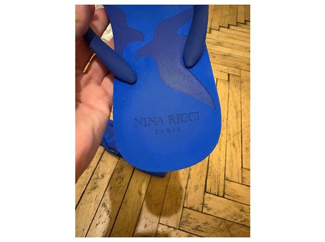 Sandali Flip Flop Nina Ricci Blu - vista 4
