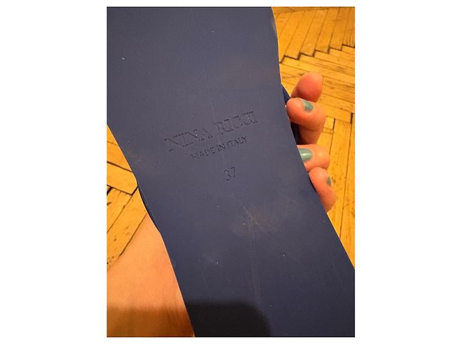 Sandali Flip Flop Nina Ricci Blu - vista 5