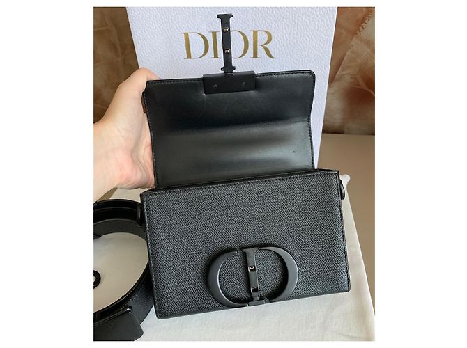 Borsa Christian Dior 30 Montaigne Nero - vista 10