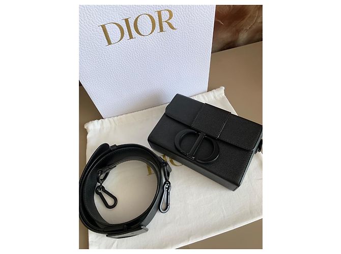 Borsa Christian Dior 30 Montaigne Nero - vista 2