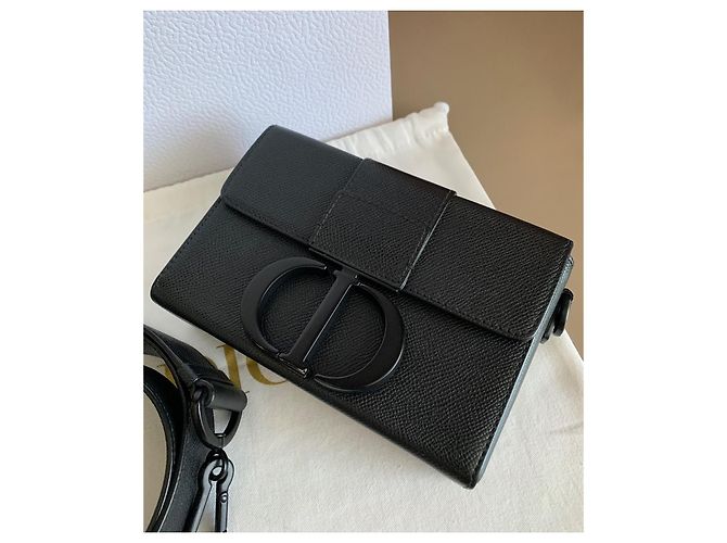 Borsa Christian Dior 30 Montaigne Nero - vista 3