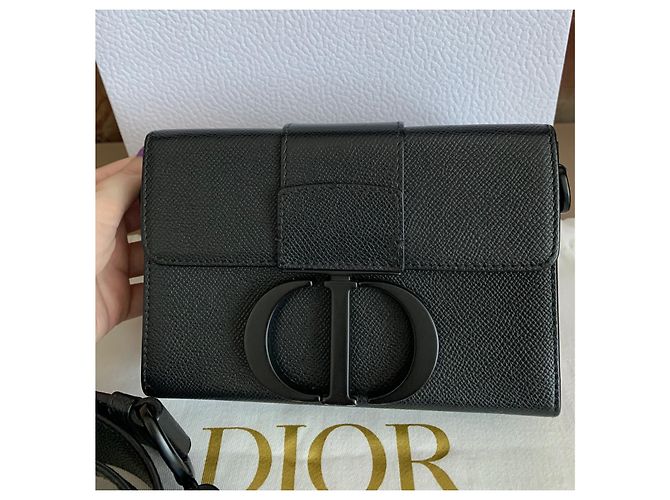 Borsa Christian Dior 30 Montaigne Nero - vista 4