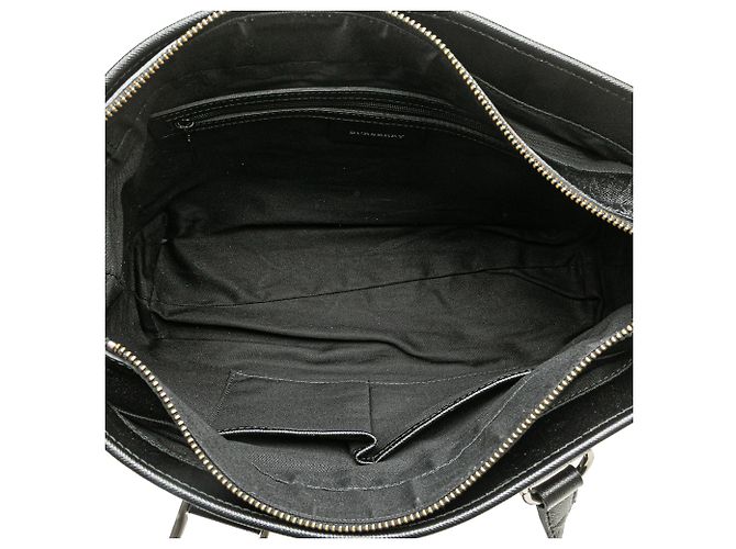 Borsa Tote Burberry Beige House Check Canvas - vista 4