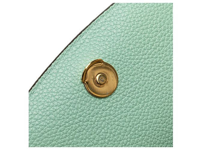 Borsa Zumi in pelle verde piccola di Gucci - vista 11