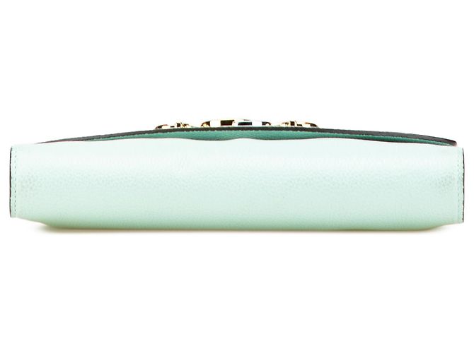 Borsa Zumi in pelle verde piccola di Gucci - vista 3