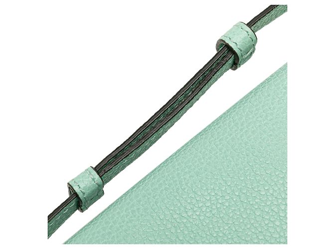Borsa Zumi in pelle verde piccola di Gucci - vista 8