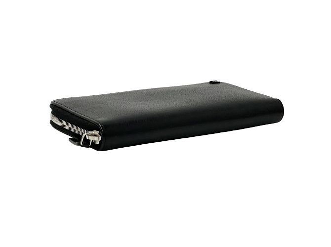 Chanel Men's Long Leather Wallet Black - view 4