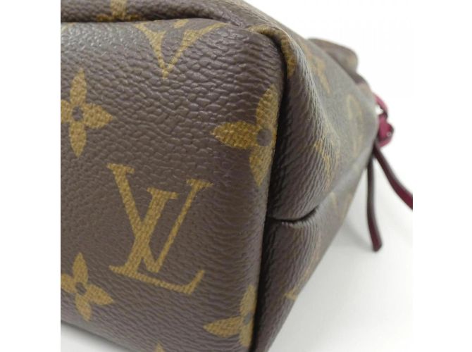 Pochette Posh Noe M43445 Monogramma Louis Vuitton Marrone Fuschia - vista 2