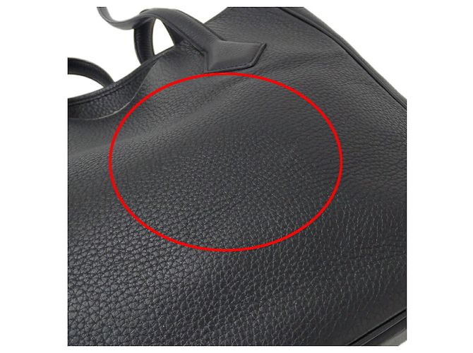 Borsa a spalla cabas Victoria 32 per donne di Hermès Nero - vista 12