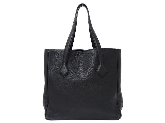 Borsa a spalla cabas Victoria 32 per donne di Hermès Nero - vista 2