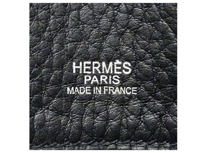 Borsa a spalla cabas Victoria 32 per donne di Hermès Nero - vista 7
