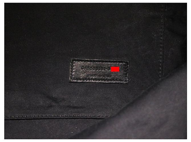 BORSA A SECCHIO SAINT LAURENT MONOGRAMMA IN SUEDE E PELLE NERA YSL Nero - vista 12