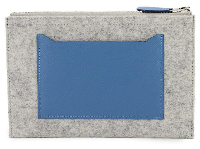 Borsa Pouch Todoo 20 di Hermès Blu - vista 3