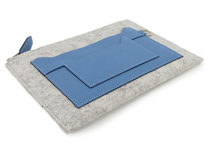 Borsa Pouch Todoo 20 di Hermès Blu - vista 4