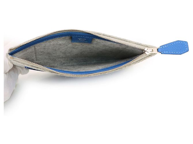 Borsa Pouch Todoo 20 di Hermès Blu - vista 6