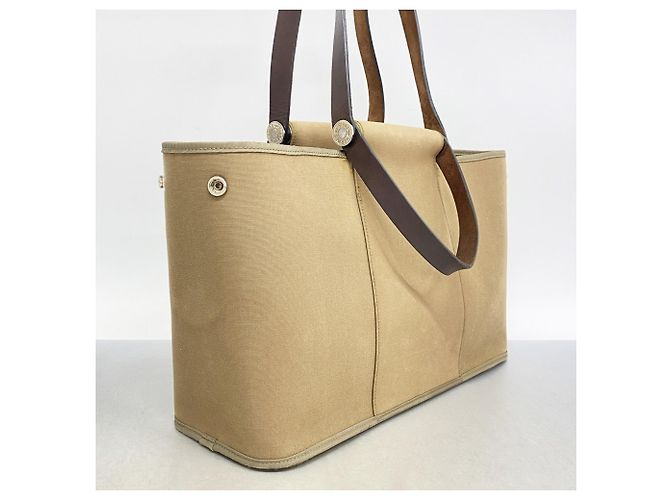 Hermès Borsa Tote Hermes Cabag Elan PM Toile Officier Beige - vista 2