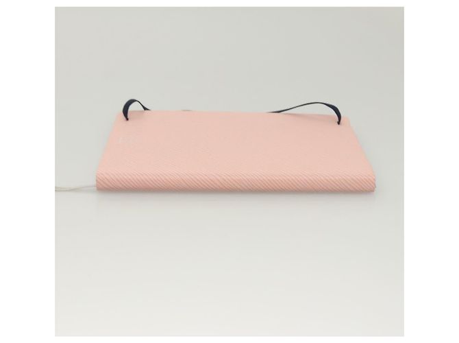 LOUIS VUITTON Epi Cahier Gustave MM Note Cover Pink GI0115 LV Auth 124050 - view 3