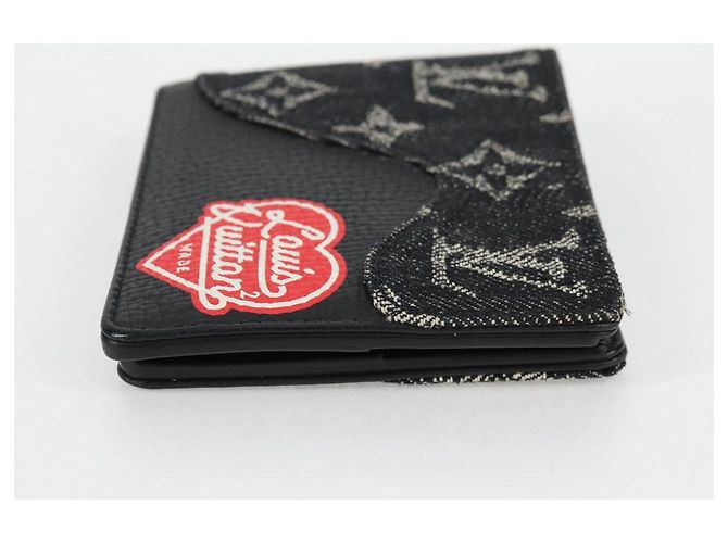 Slender LOUIS VUITTON NIGO LV Squared Portafoglio Slim M81020 LV Auth 124767M - vista 4