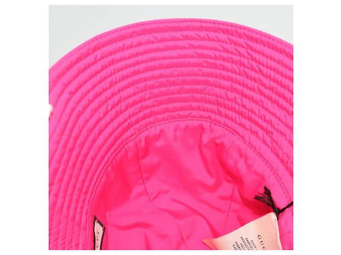 Gorra GUCCI de lona S Rosa 729470 Auth 118852M - vista 10